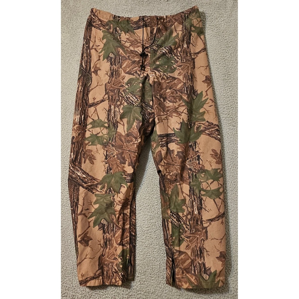 Vintage 10X Gore Tex Pants Mens Size XL (40-42)‎ Realtree Camo Hunting Rainwear